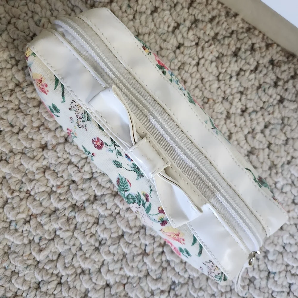 Floral Cosmetic Bag